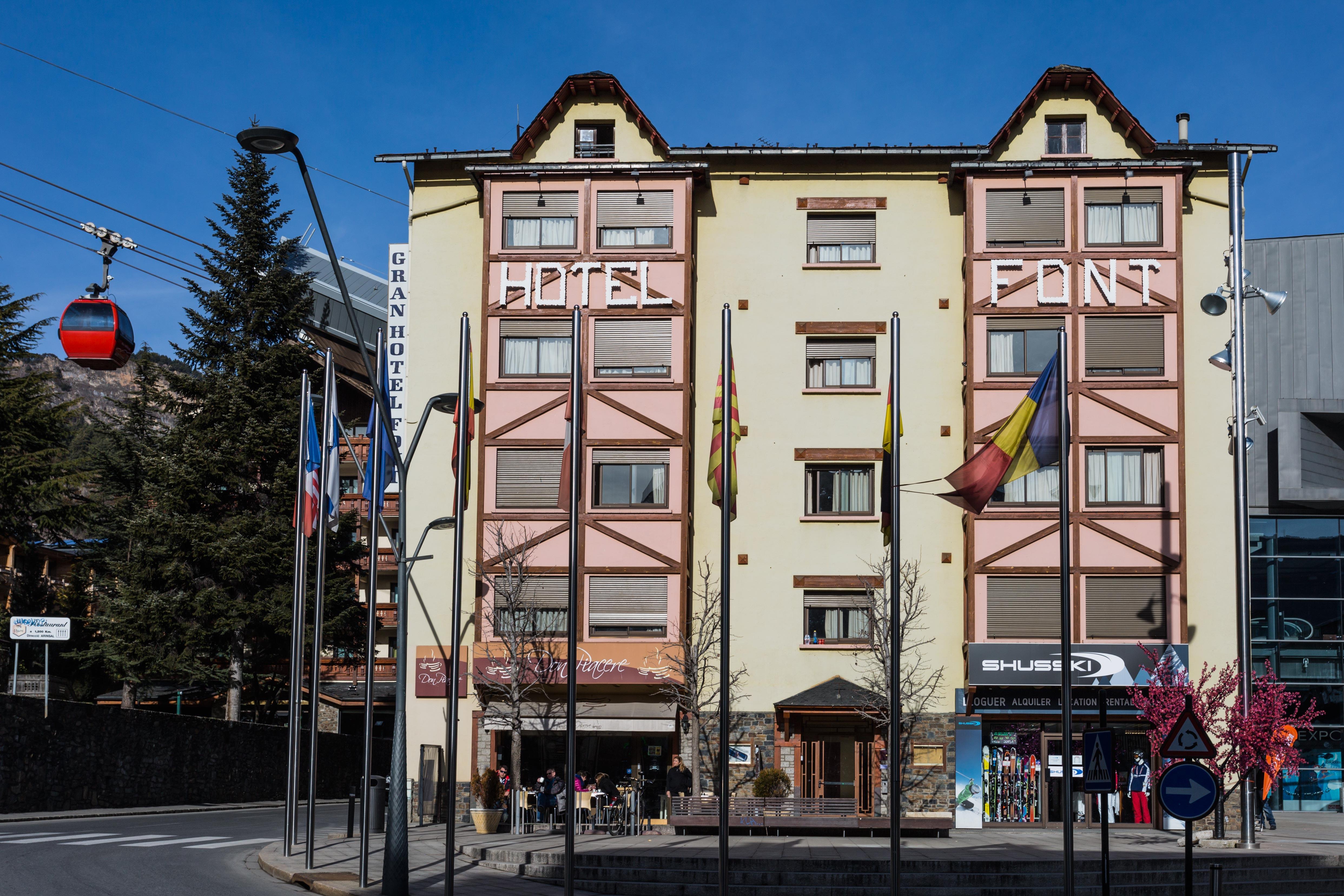 Font Andorra Hostel Ла Массана Экстерьер фото